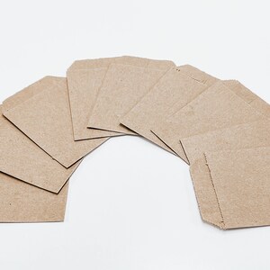 Mini Paper Bags 4" x 2.75" Brown Kraft, Paper Sacks, Seed Favor Bags