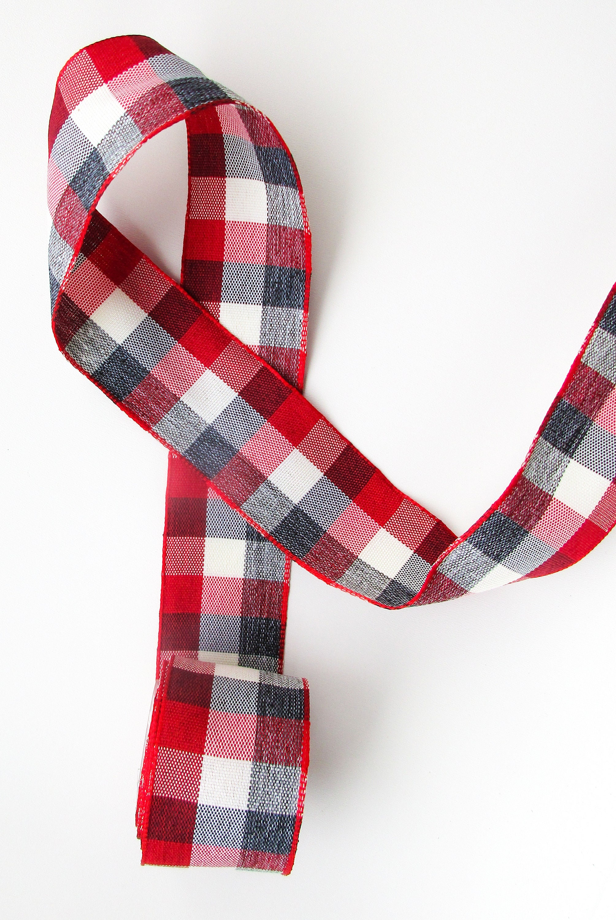 Christmas Wired Ribbon Gift Ribbon Gift Wrapping Gift Etsy