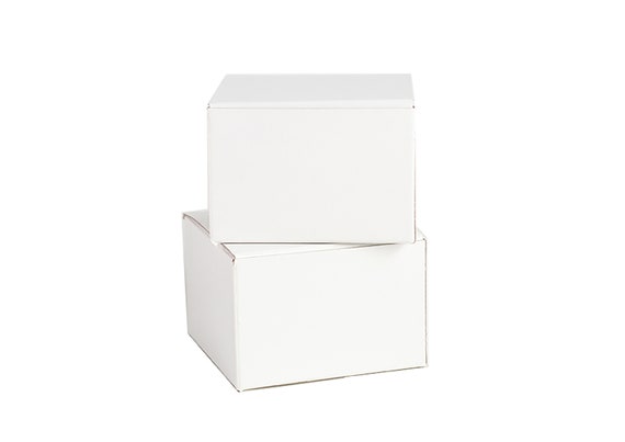 Cajas de Regalo Pequeñas, 3 x 3 x 2 Blancas, Cajas de Regalo
