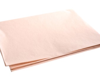 Tissue Paper Rose Gold, Pink Metallic, Large Folded Sheets, Wrapping Paper, Gift Packaging, Party Decoration and Craft Supply