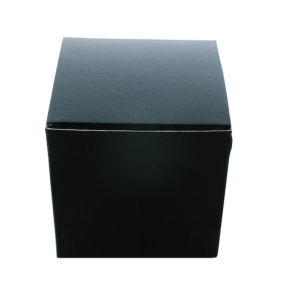 Gift Boxes with Lid, 5 x 5 x 5" Black, Boxes for Gifts, Wedding Favor Boxes, Gift Packaging, Craft Supply, 10 Pcs