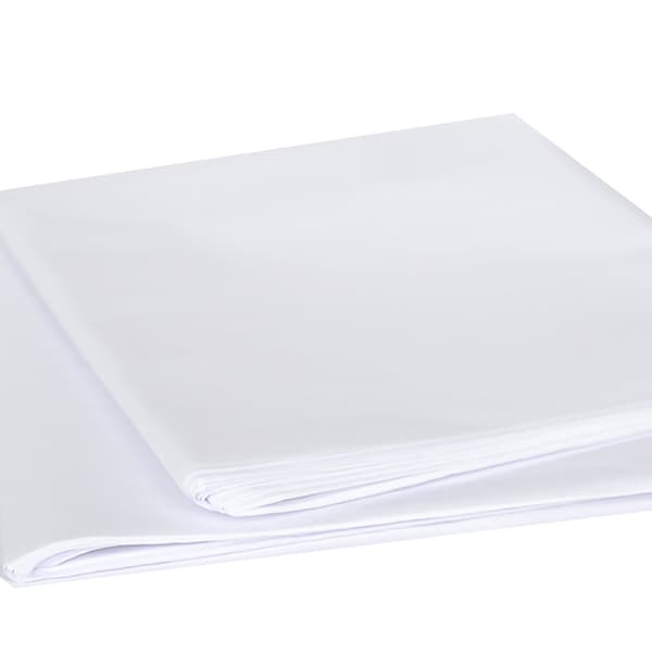 Tissue Paper White, Large Folded Sheets, Wrapping Paper, Gift Packaging, Craft and Party Supply