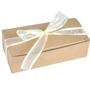 Candy Favor Boxes, Brown Boxes, Treat Boxes, Paper Boxes with Lid, Craft Supply, 7 x 3.375 x 2&quot;