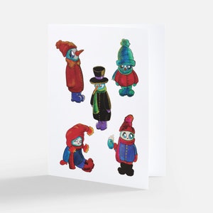 Snow Buddies Christmas Card