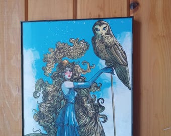 The Goddess Athena - Art Print