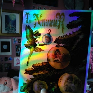 Nutcracker Tree - Rainbow Holographic Sticker