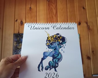 2026 Unicorn Desk Calendar