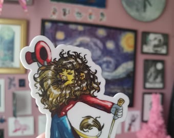Lion Ringmaster Sticker