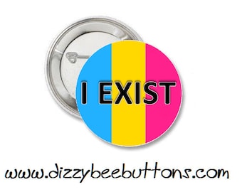 Pansexual Pride Pinback Button Magnet Keychain LGBTQIA Lesbian Gay Bisexual Transgender Queer Ace Gay Pride Asexual