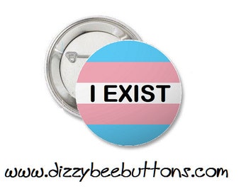 Transgender Pride Pinback Button Magnet Keychain LGBTQIA Lesbian Gay Bisexual Transgender Queer Ace Gay Pride