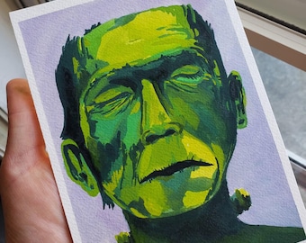 Frankenstein's Monster Painting