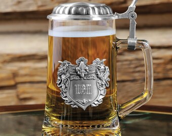 beer stein with lid