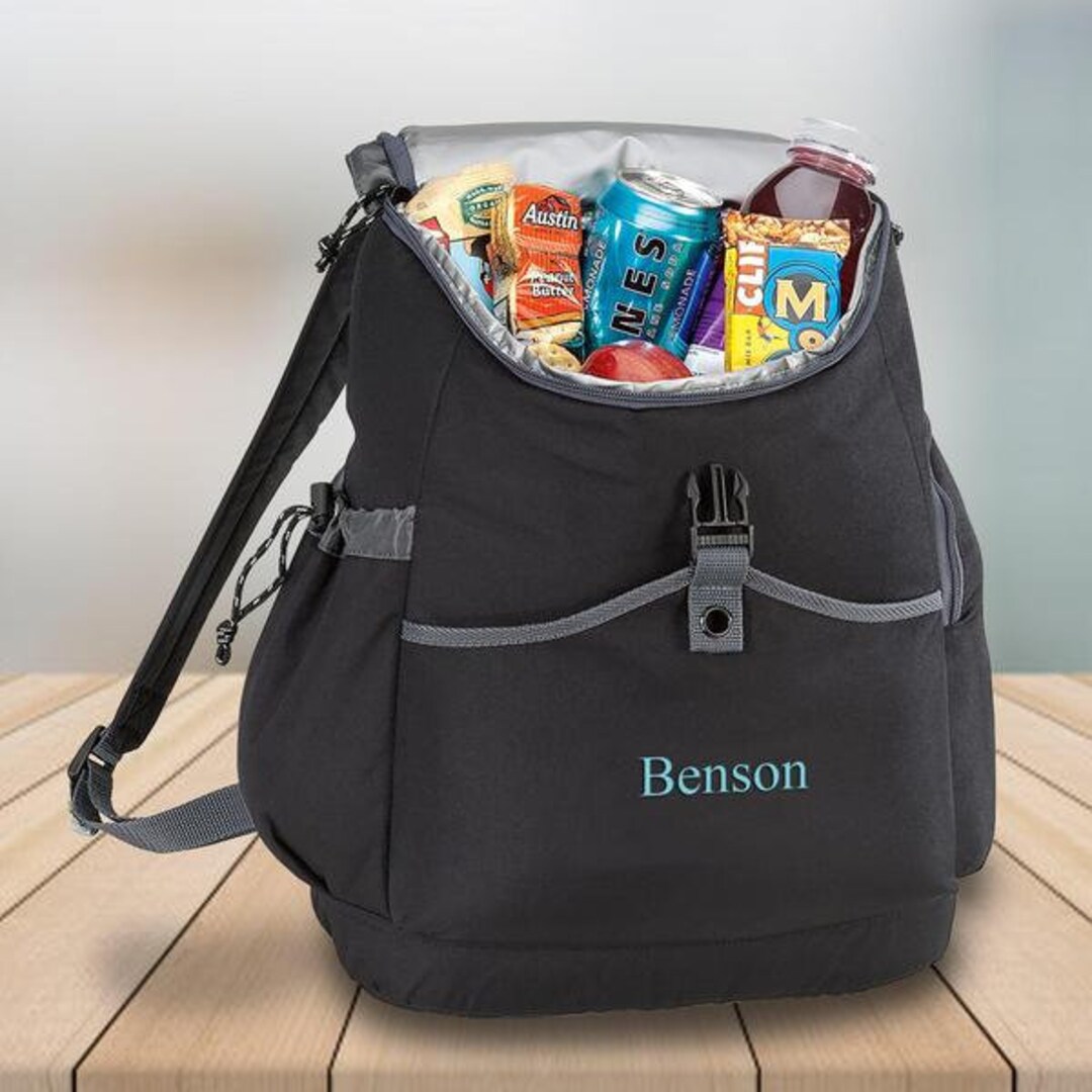 Personalized Backpack Cooler Custom Gifts for Men Soft Sided Hiking