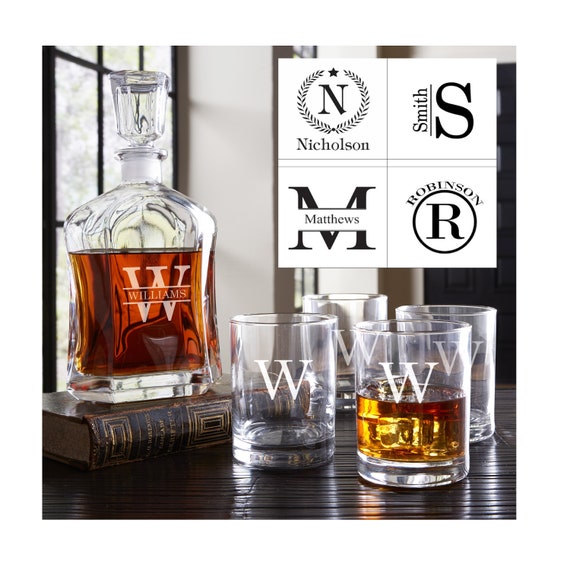 1,650 favorites don't lie — this engraved decanter and rocks glass set is a proven crowd-pleaser with genuine personalization that makes it feel bespoke.