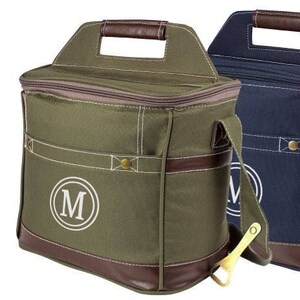 Personalized Insulated Beer Cooler | Soft-sided 12 Pack Beverage Cooler |  Customized Gifts for Men | Groomsmen Gifts | Free Personalization