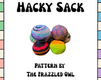 Hacky Sack - PADRÃO DIGITAL - Padrão de Crochê