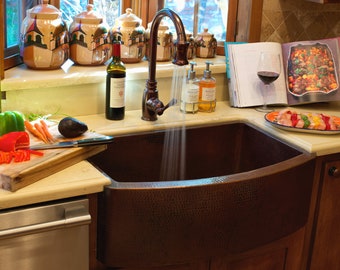 Copper Farmhouse Sink - Etsy