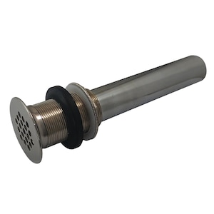 Grid Bathroom Drain in Brushed Nickel 1.5&quot;- DR400BN