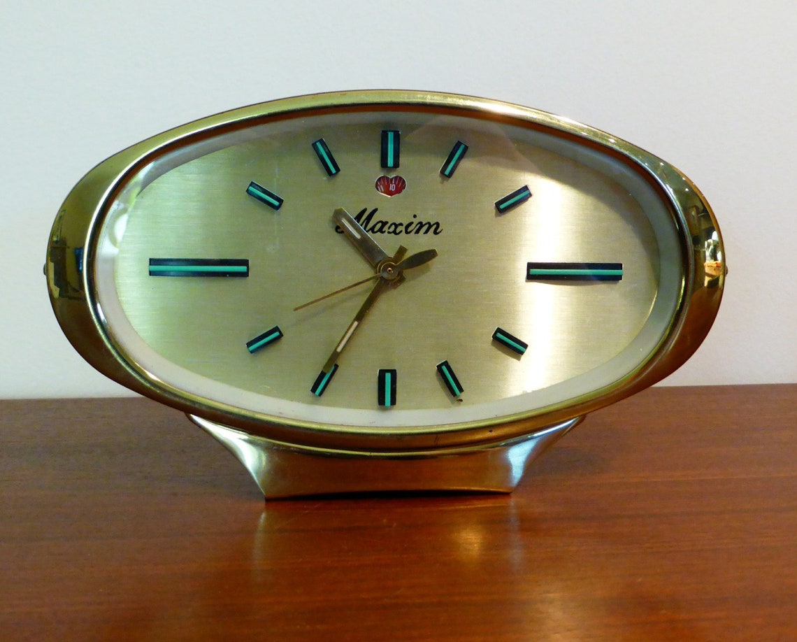 Maxim Vintage wind up alarm clock original from the 1960s Etsy