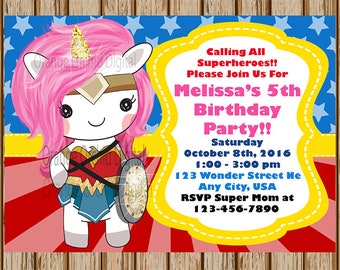 Download Unicorn Wonder Woman Etsy