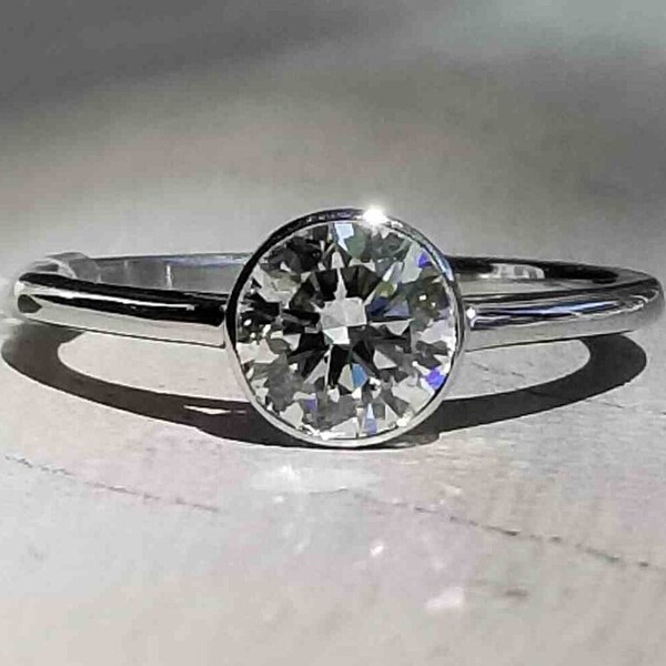 Man Made Diamond Etsy