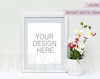 Download White Frame Mockup Frame Download Digital White Frame 8x10 Frame Mockup 8x10 White Frame Photo Frame Mockup Design Mockup Instant 789 3d Mockups Free Downloads PSD Mockup Templates