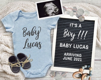 Its A Boy Pregnancy Announcement, Gender Reveal for Social Media, Baby Announcement, Digital Birth Announcement, New Baby, Instagram