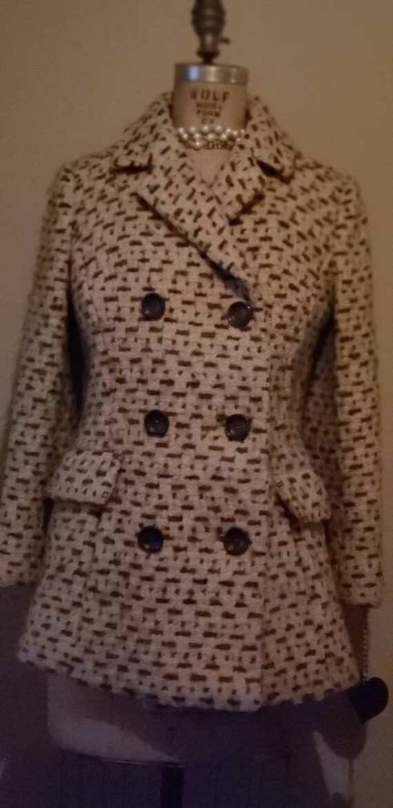 60s wool jacket coat