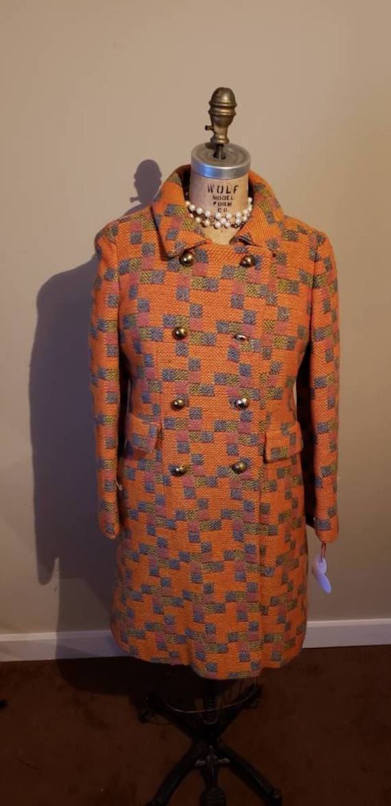 60s Two Piece Mod Coat/Dress