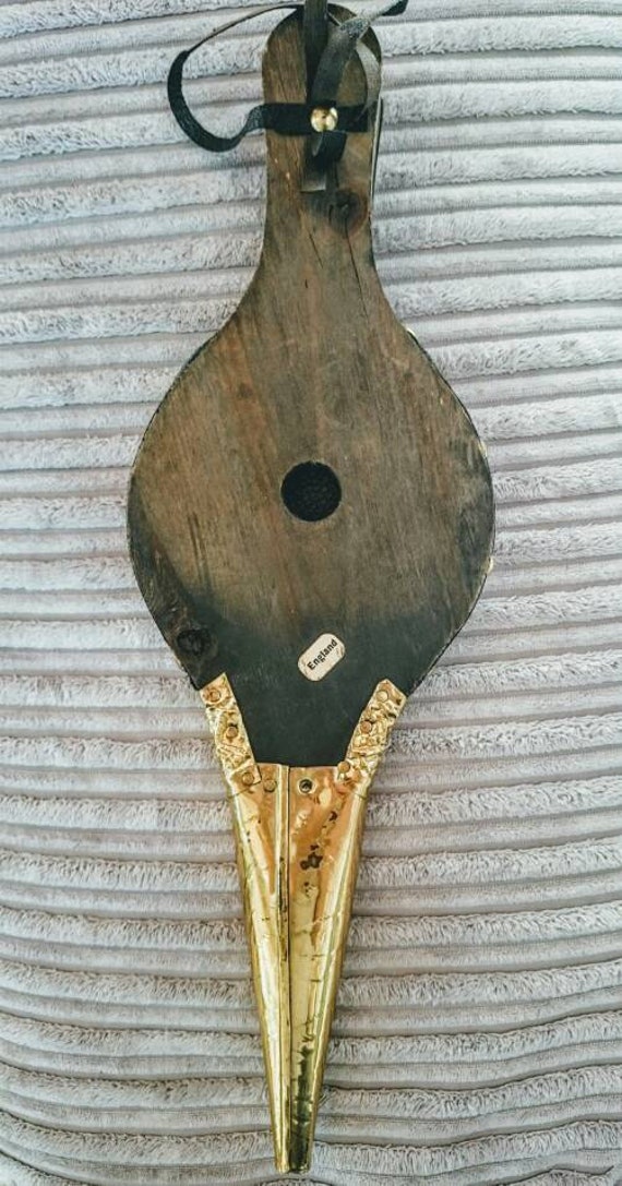 Vintage Fireplace Bellow Medium Sized Fireplace Tools Etsy
