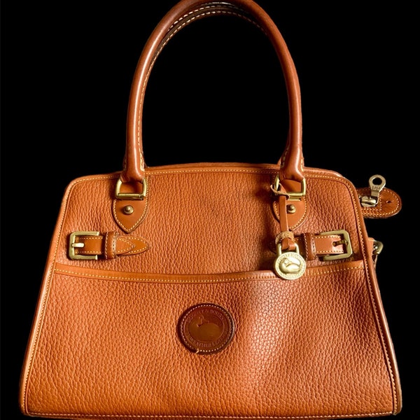 Vintage Dooney & Bourke R212 Satchel British tan