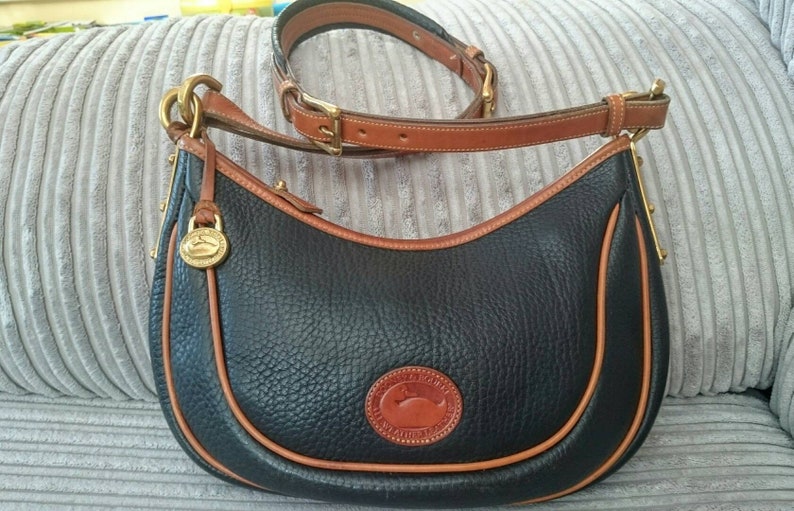black and tan handbag