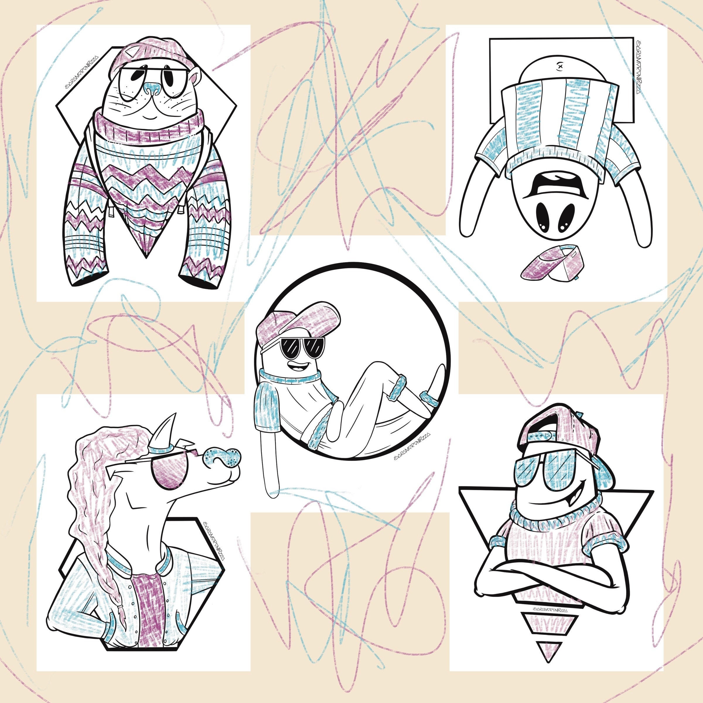 Coloring Book Pages 1 | Etsy