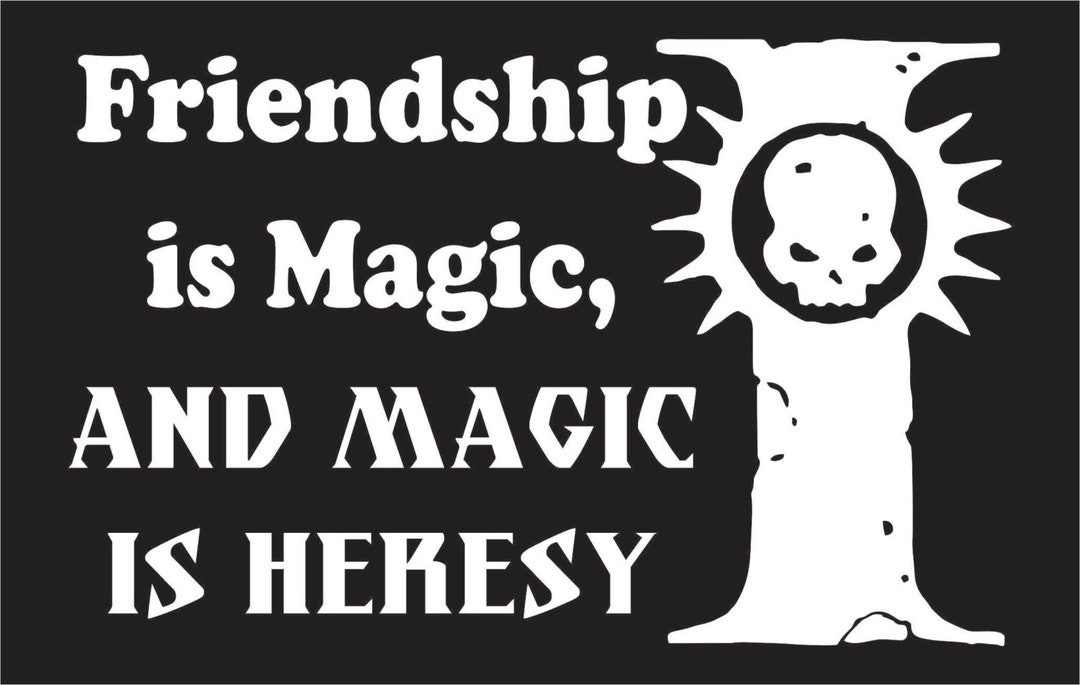 Magic is Heresy Inquisition Decal Etsy Ireland