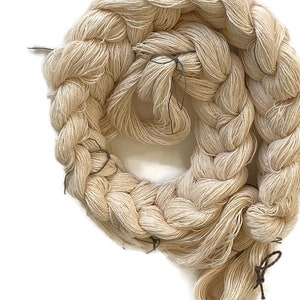 Pre-wound, undyed weaving warp, 12/2 cotton, in multiple ends and lengths image 3