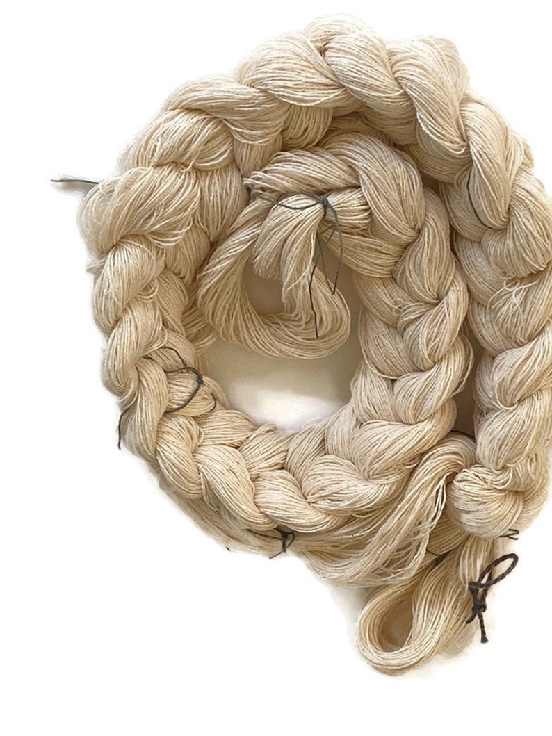 Pre-wound, undyed weaving warp, 12/2 cotton, in multiple ends and lengths image 3