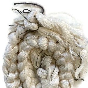 Pre-wound, undyed 20/2 rayon, in multiple ends and length