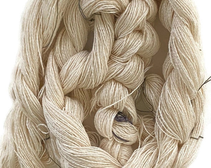 Featured listing image: Pre-wound weaving warps, 8/2 ring spun cotton, undyed, in multiple ends and lengths