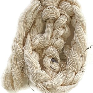 Pre-wound weaving warps, 8/2 ring spun cotton, undyed, in multiple ends and lengths image 3