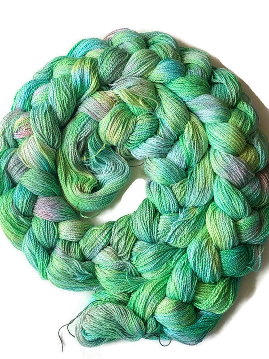 Hand-dyed, Pre-wound Weaving Warp Chain, 8/2 Ring Spun Cotton, 5 3/4 ...
