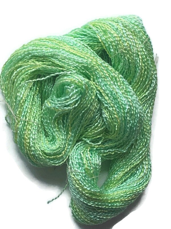Bright Lights - Hand Dyed Cotton Yarn - DK Light Worsted Weight - 100g  Skein - 200 yards - Pima Cotton