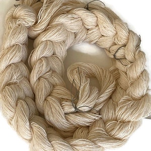 Pre-wound, undyed weaving warp, 12/2 cotton, in multiple ends and lengths image 4