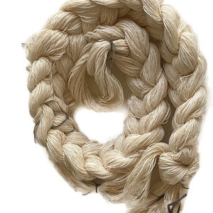 Pre-wound, undyed weaving warp, 12/2 cotton, in multiple ends and lengths image 2