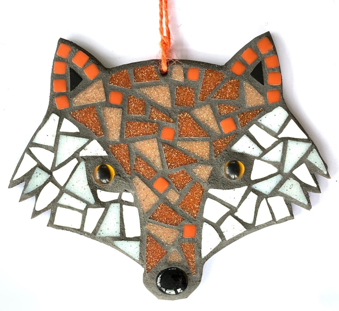 Mosaic Kit Fox Craft Kit for Adults Etsy UK