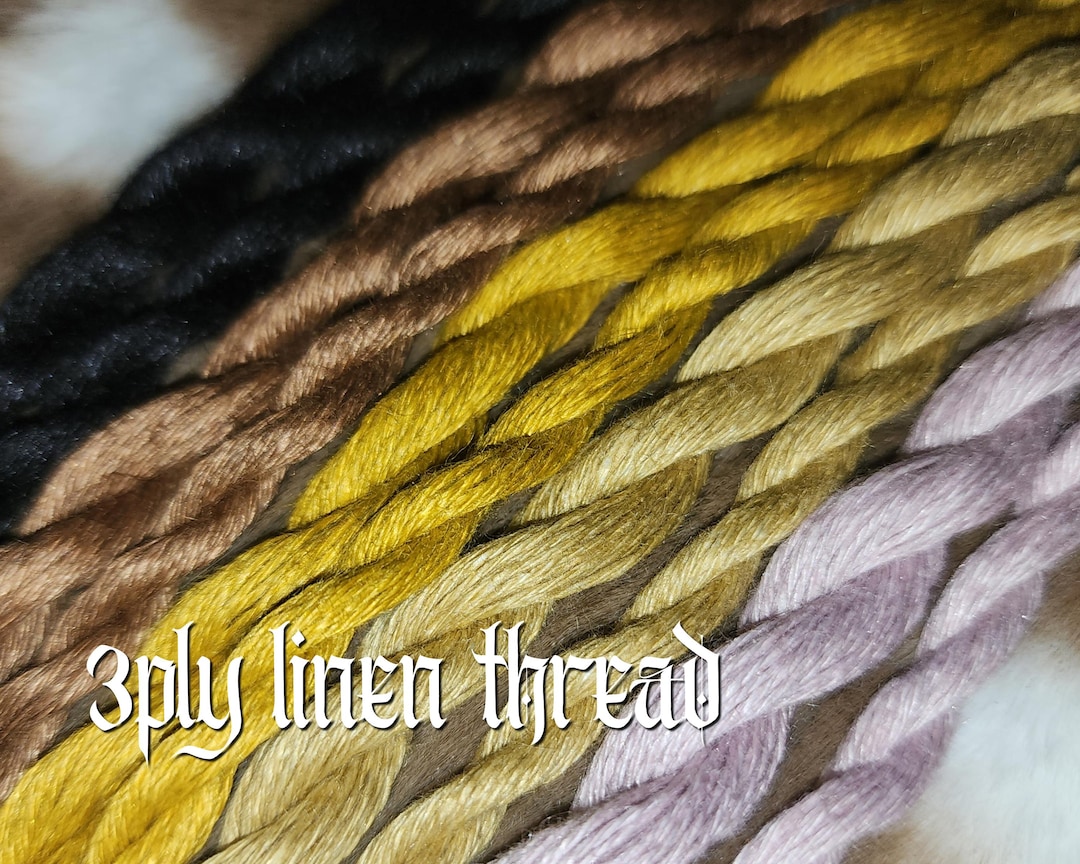 3 Ply Linen Thread - Etsy