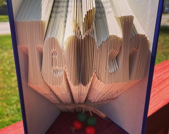 Teach Folded Book Art