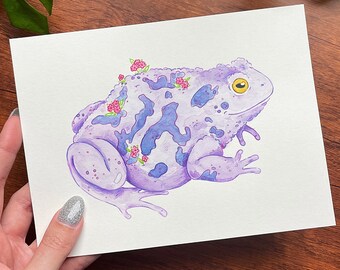 Purple Toad - Original Painting