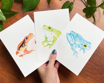 Frogs Print Pack - 3 Prints Bundle