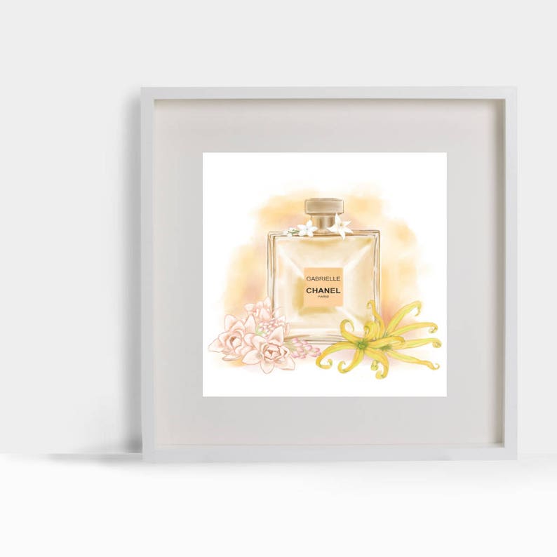 Chanel Gabrielle Chanel Print Chanel Perfume Printable Art Etsy