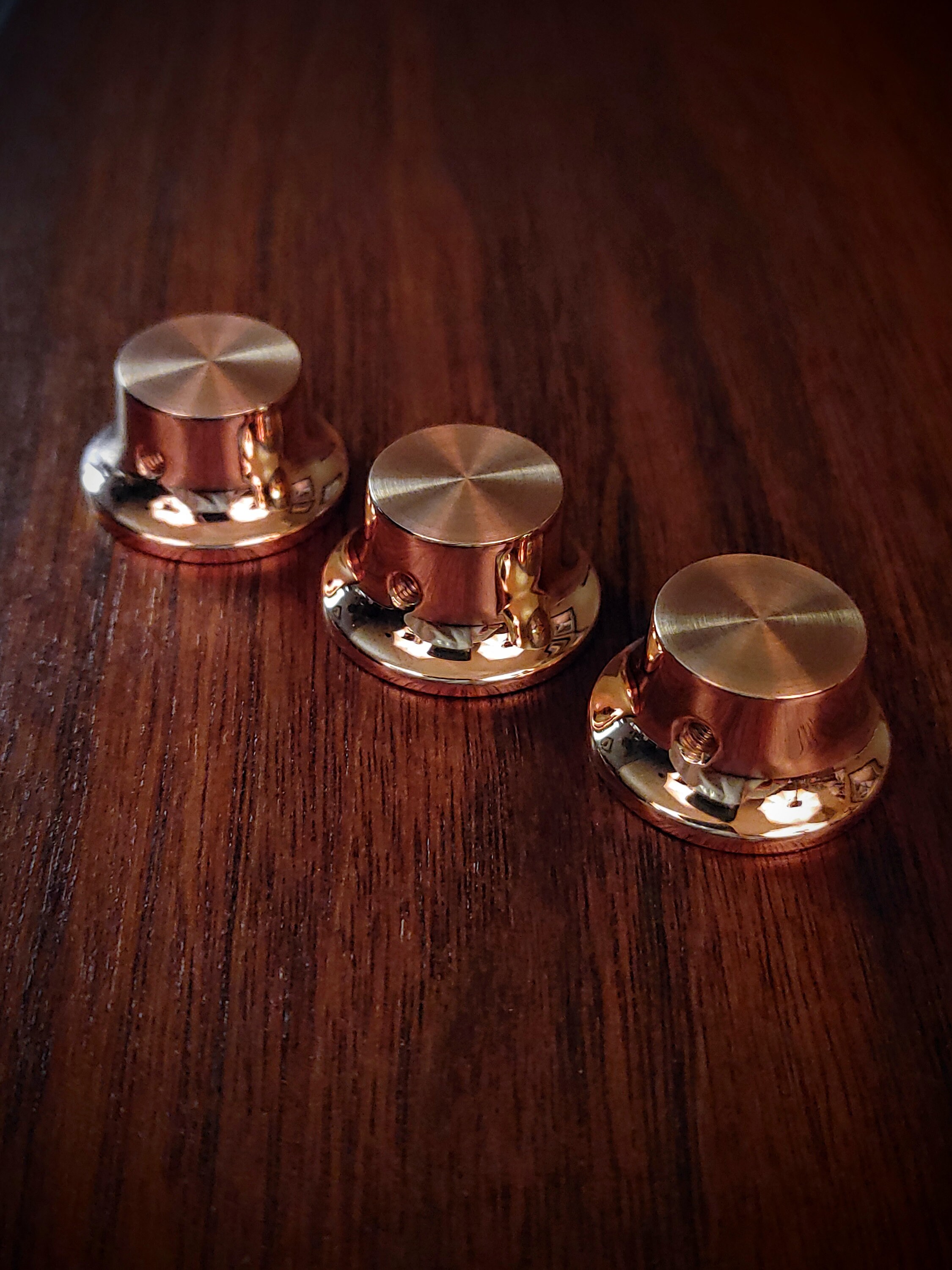 Custom Guitar Knob Set Handmade Copper Set for Strat Style Etsy
